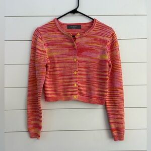 Primark Multicolor Striped Cropped Cardigan